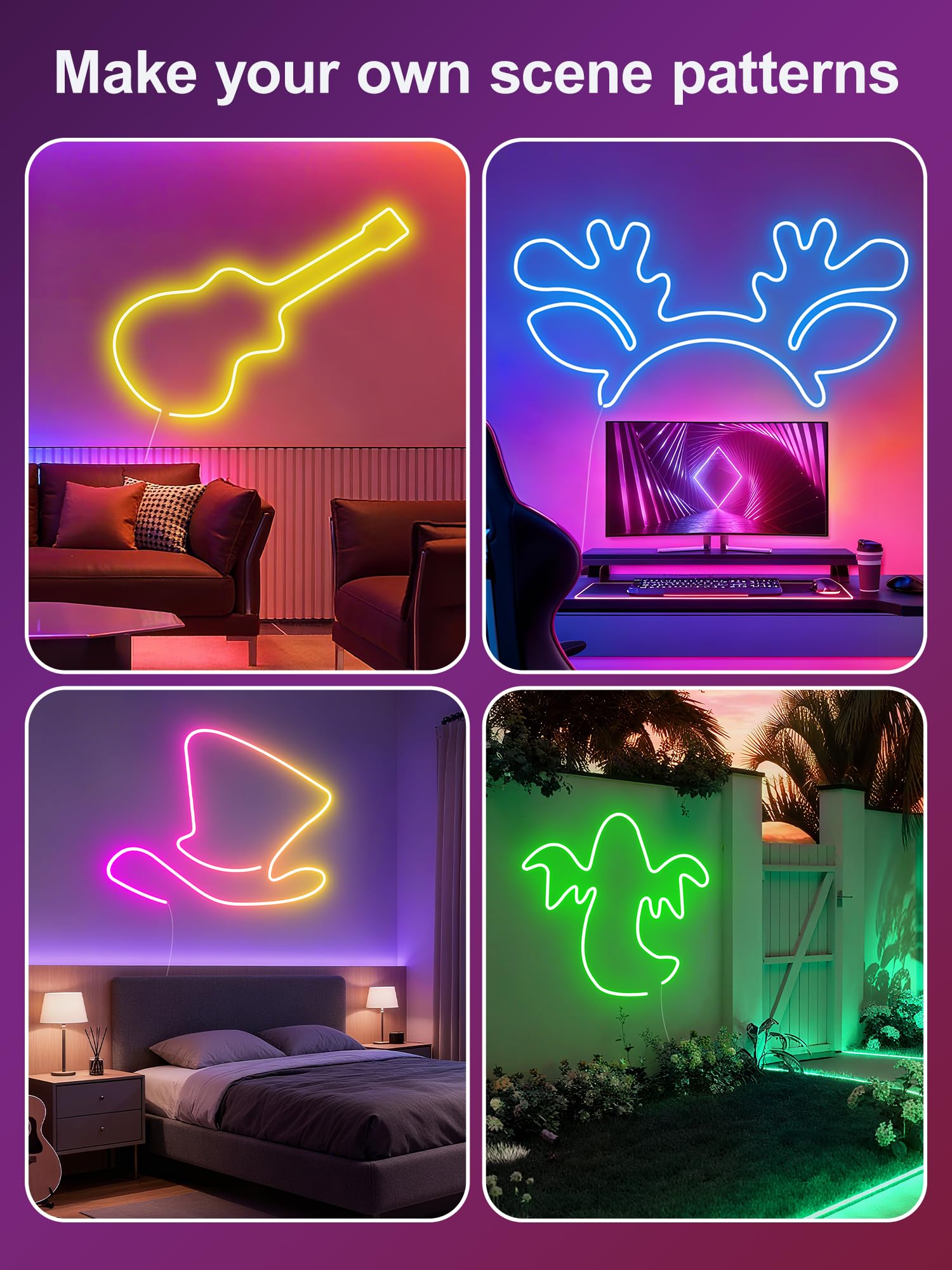 RIYO Neon Rope Light IP67 waterproof design for indoor and outdoor use.