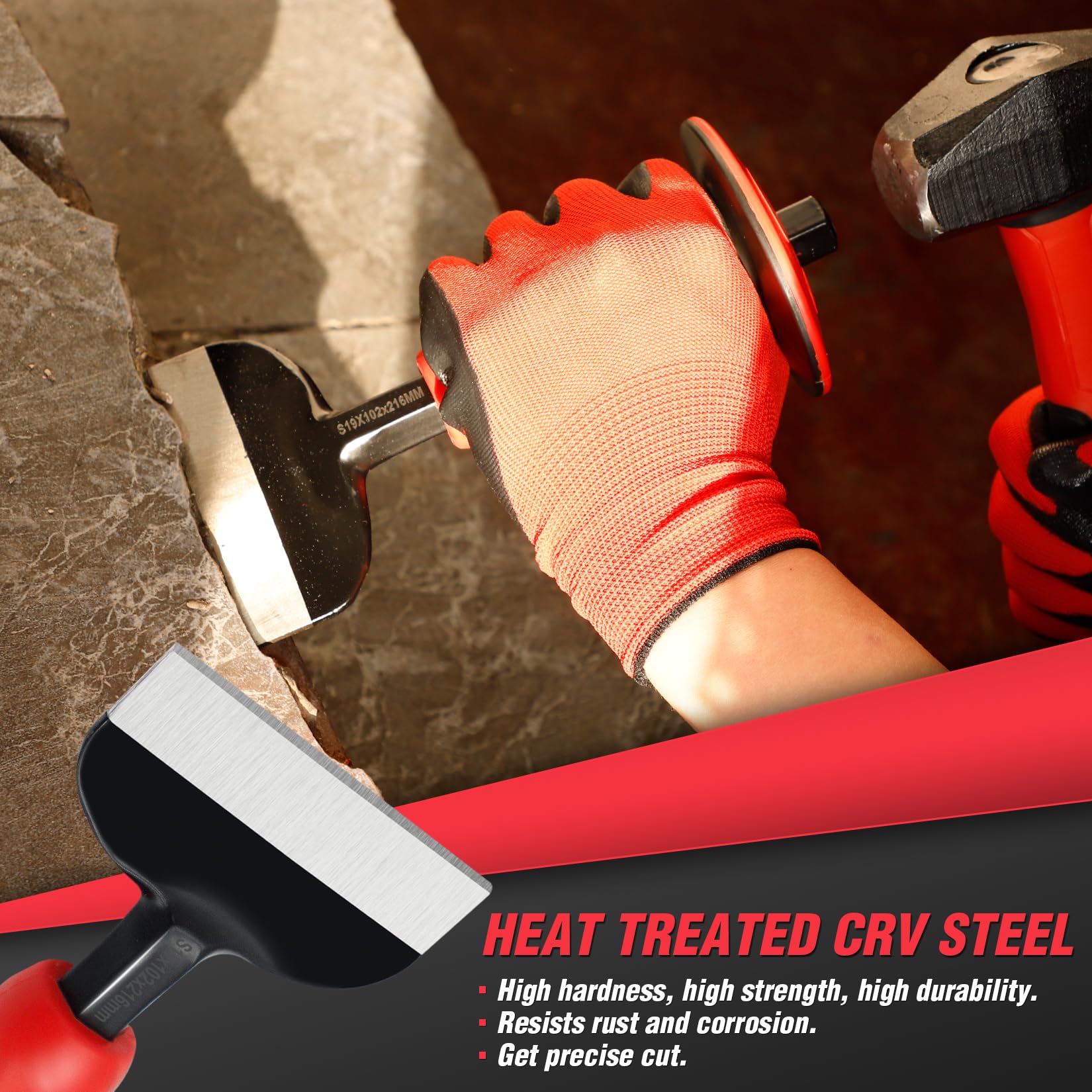Rizom chrome vanadium steel close-up highlighting durability