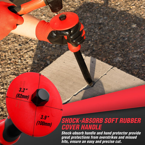 Rizom ergonomic soft-TPR handle for comfortable grip