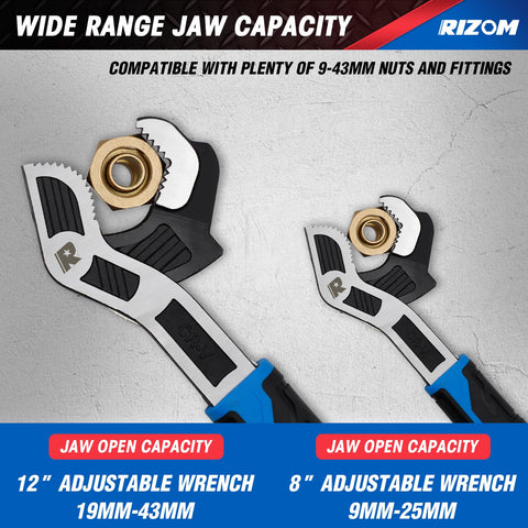 Rizom self-locking head wrench enabling one-handed adjustments
