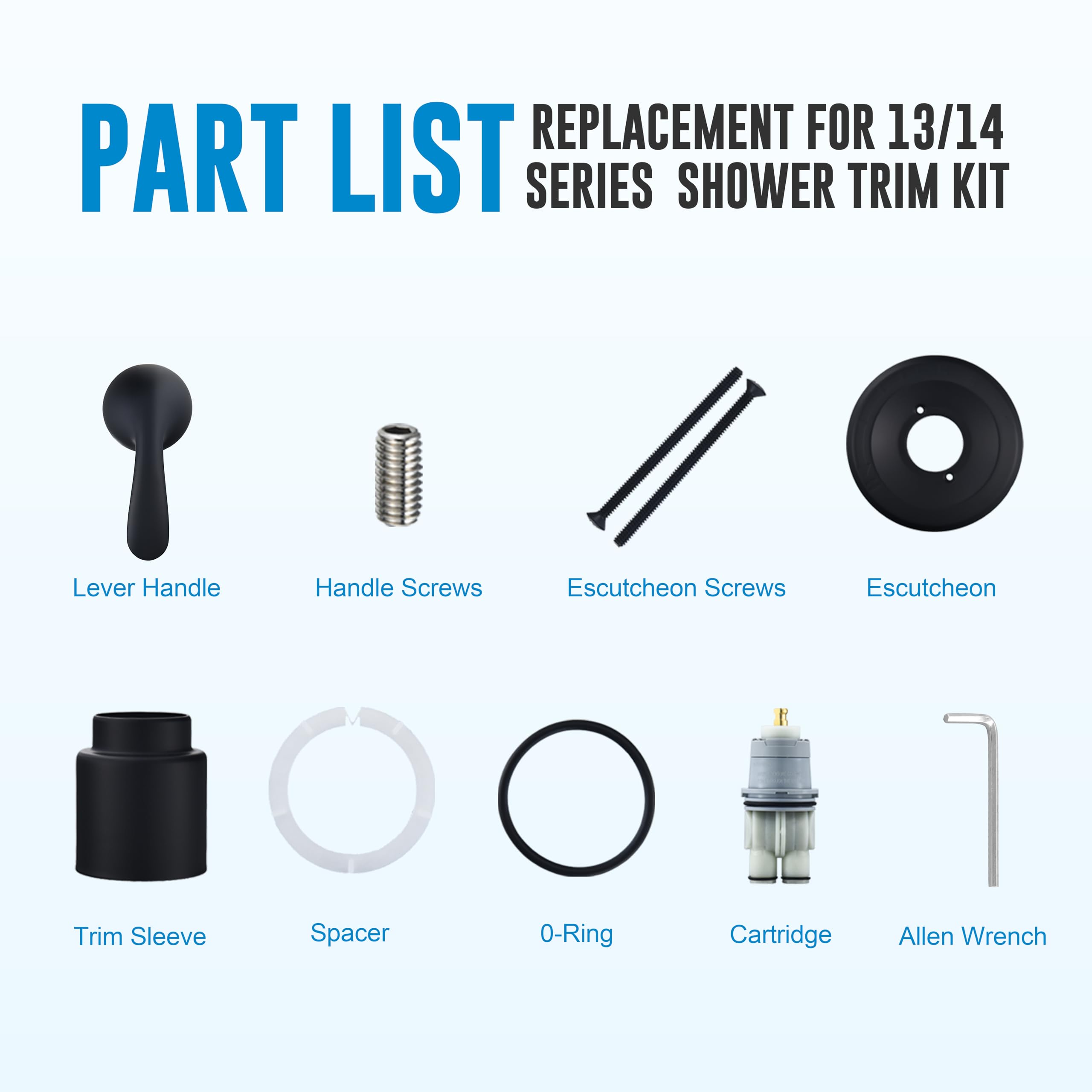 RJDIBAN easy replacement cartridge install reduces wall damage risk.