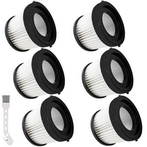 Rjnlsc DCV501HB six-pack HEPA filters for DEWALT vacuums boost dust capture