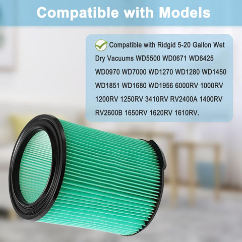 Rjnlsc VF6000 compatibility with Ridgid models boosts compatibility confidence