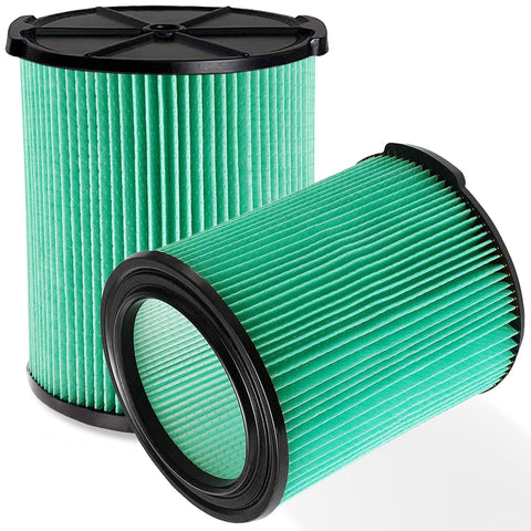 Rjnlsc VF6000 2-pack filter packaging for Ridgid vacuums enables quick swaps