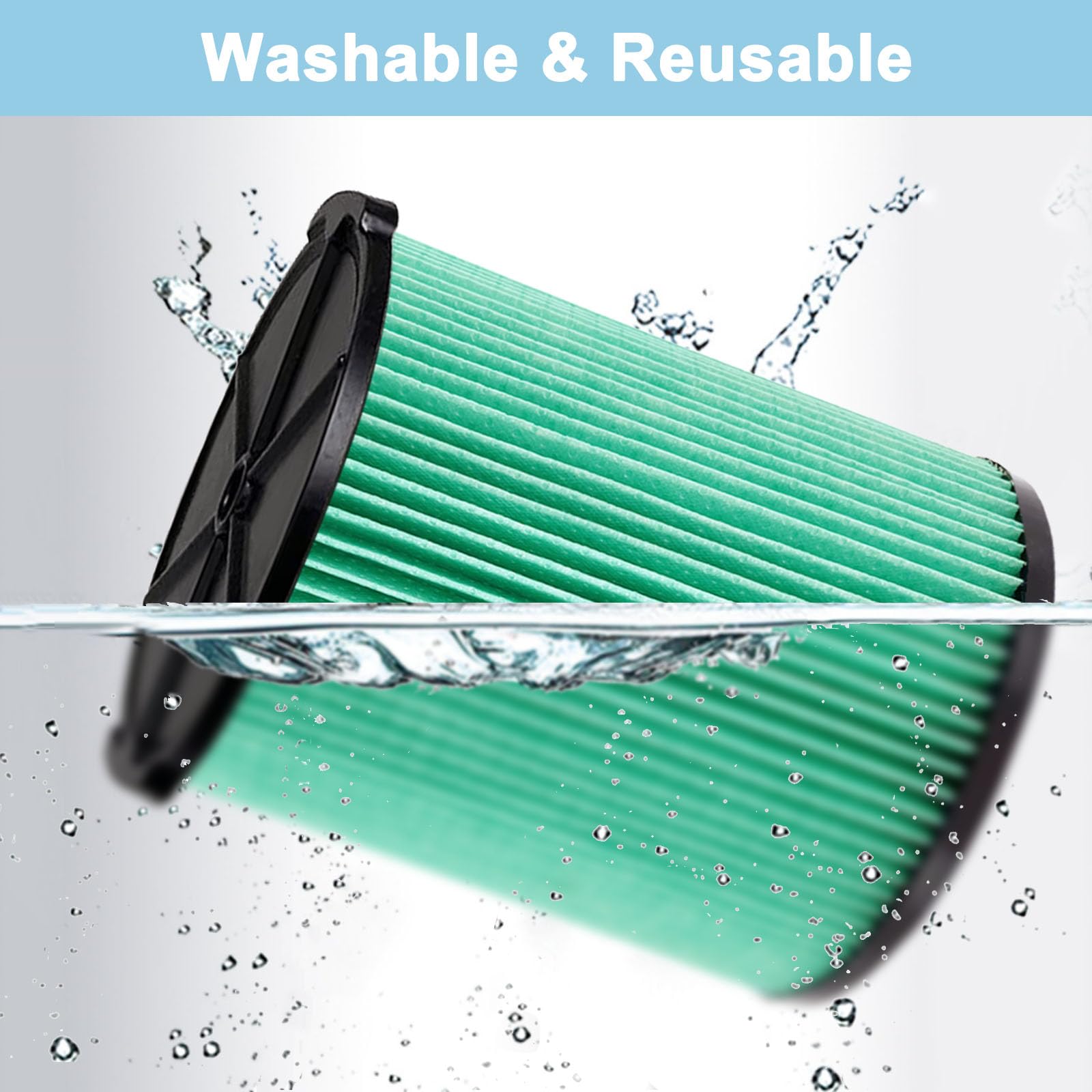 Rjnlsc VF6000 packaging includes two filters for convenience