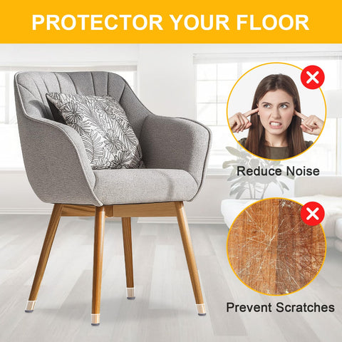 RKELA easy slip-on installation over chair legs