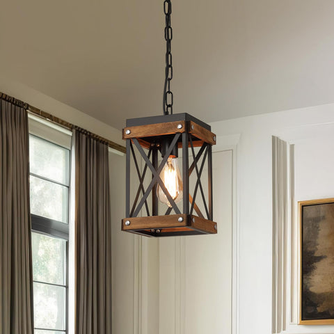 Uses one E26 bulb; supports LED, CFL, incandescent, or halogen up to 60W