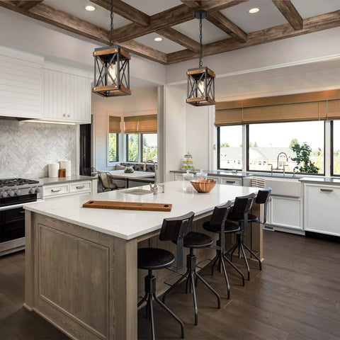 Easy sloped-ceiling installation with included hardware and instructions