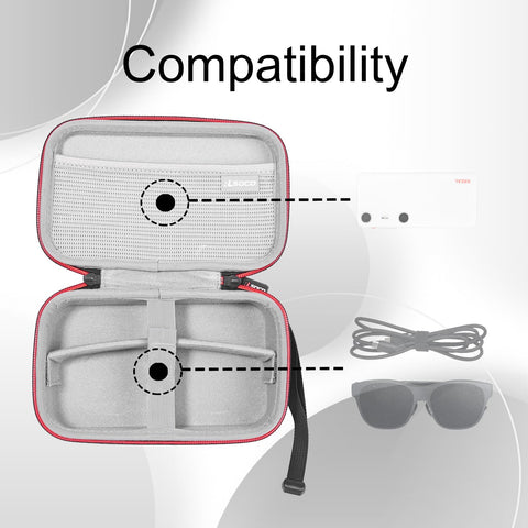 RLSOCO case pocket for Beam Pro and accessory storage inside the case.