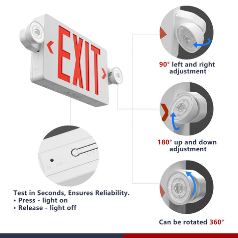 RMCLUX battery backup provides 90 minutes of emergency lighting