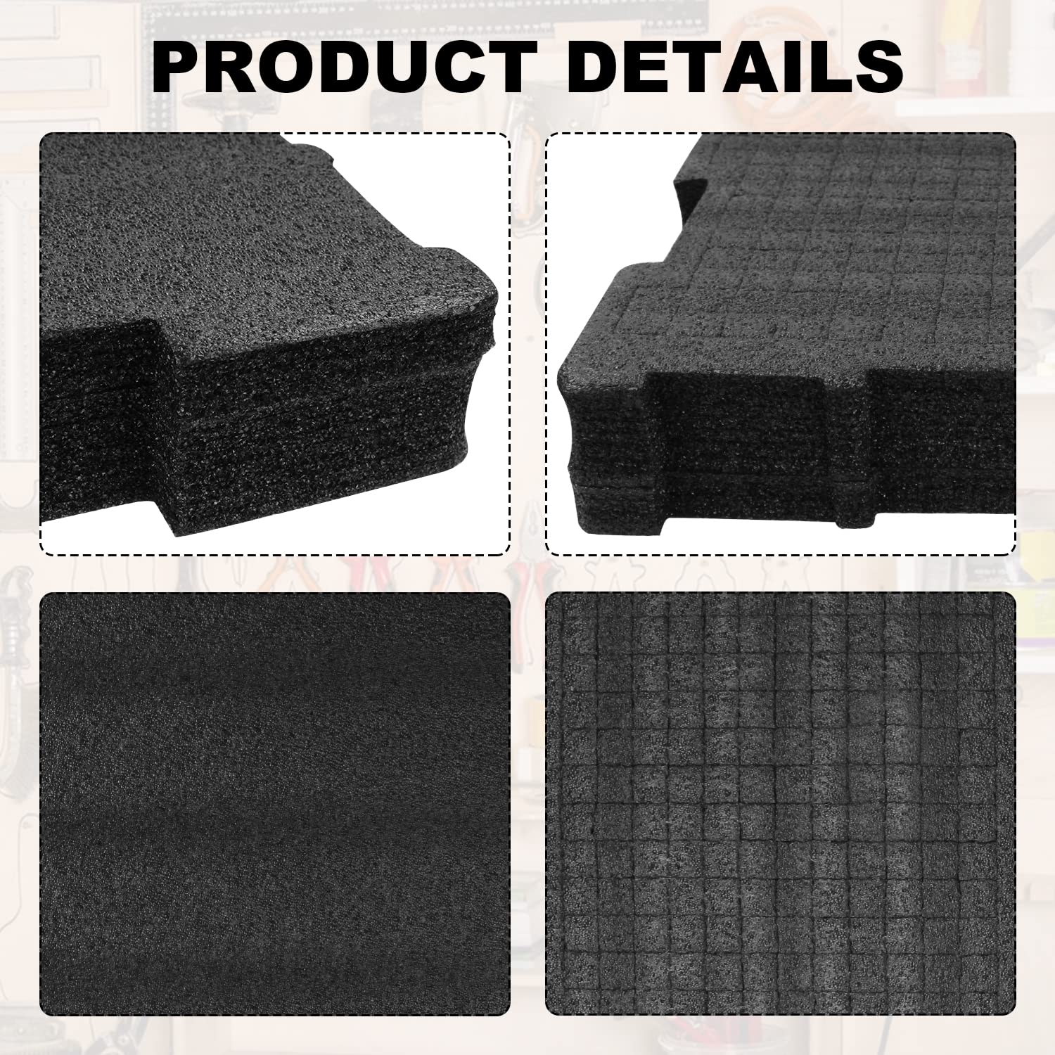 RMSPO high-density foam provides shock absorption during transport.