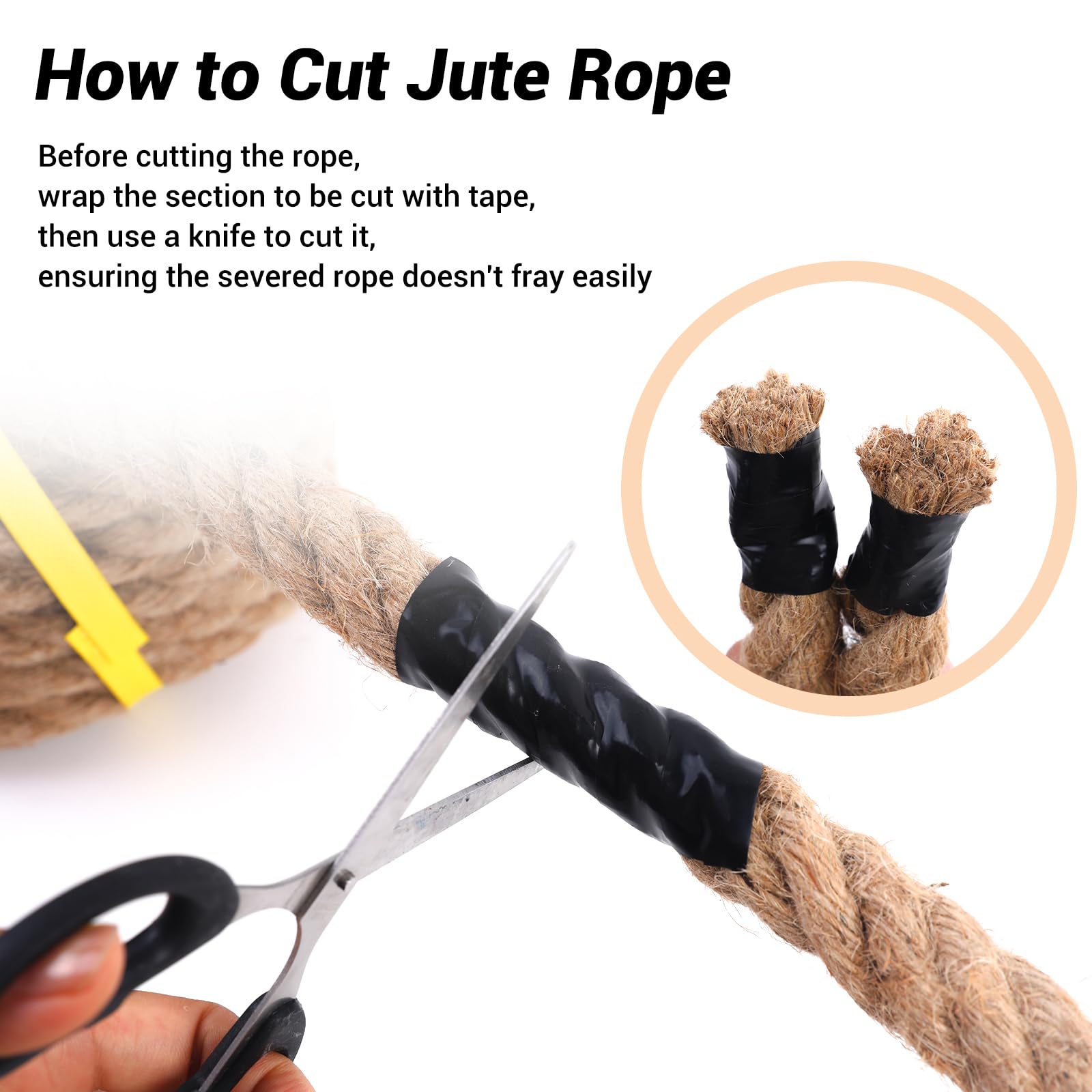 Roadtofree wall decor rope 1in 32ft versatile for tapestries