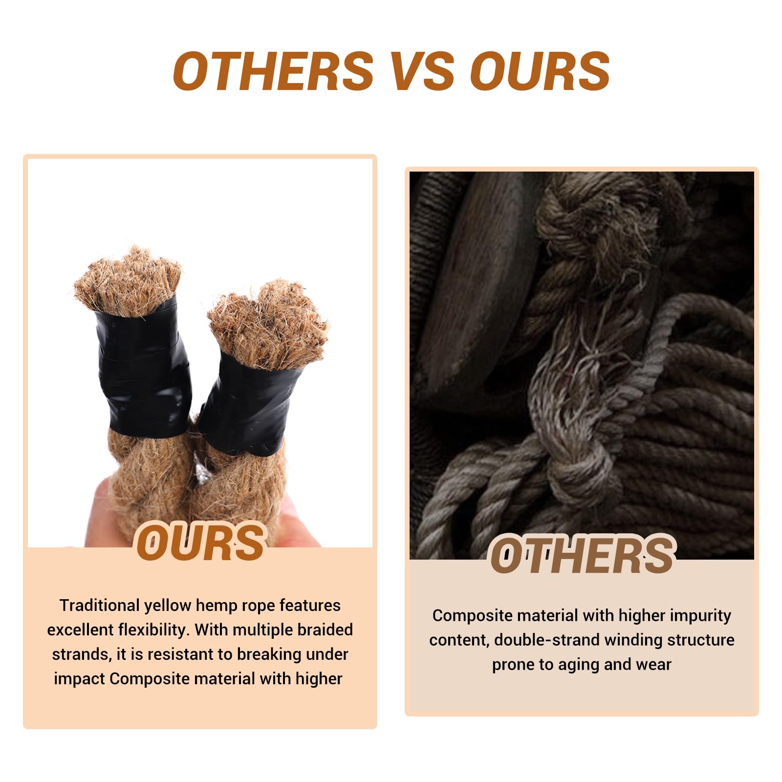 Roadtofree weather-resistant rope 1in 32ft durable for outdoor projects