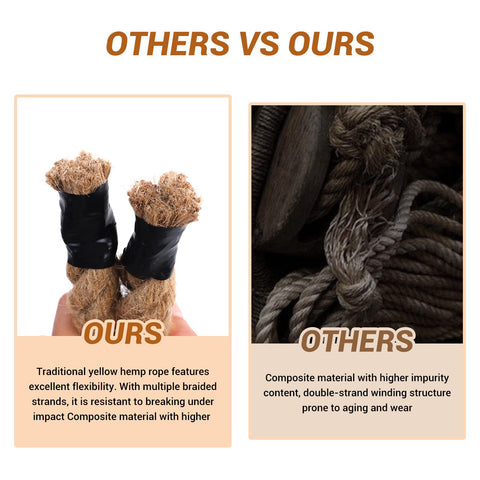 Roadtofree weather-resistant rope 1in 32ft durable for outdoor projects