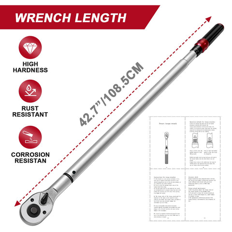 Roartisa torque wrench range scale aids accurate torque settings.