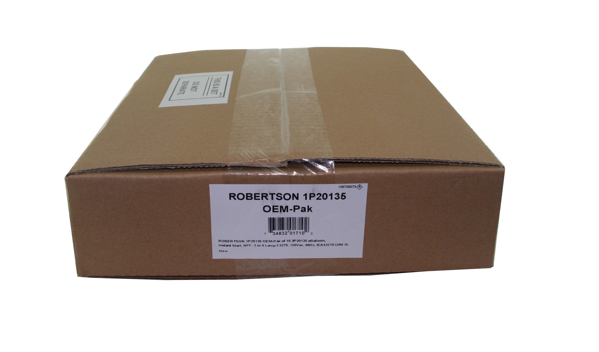 Robertson IEA432T8120N ballast side view highlighting slim profile for tight spaces.