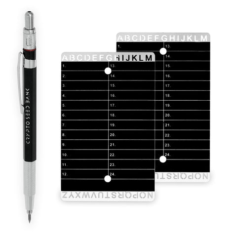 Robins and Coleman crypto seed bank steel backup wallet, durable for seed phrase storage.