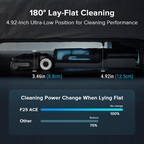roborock F25 ACE Combo powerful suction for wet and dry messes