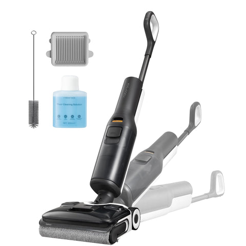 roborock F25 ALT Vacuum Mop demonstrates powerful suction for tough stains.