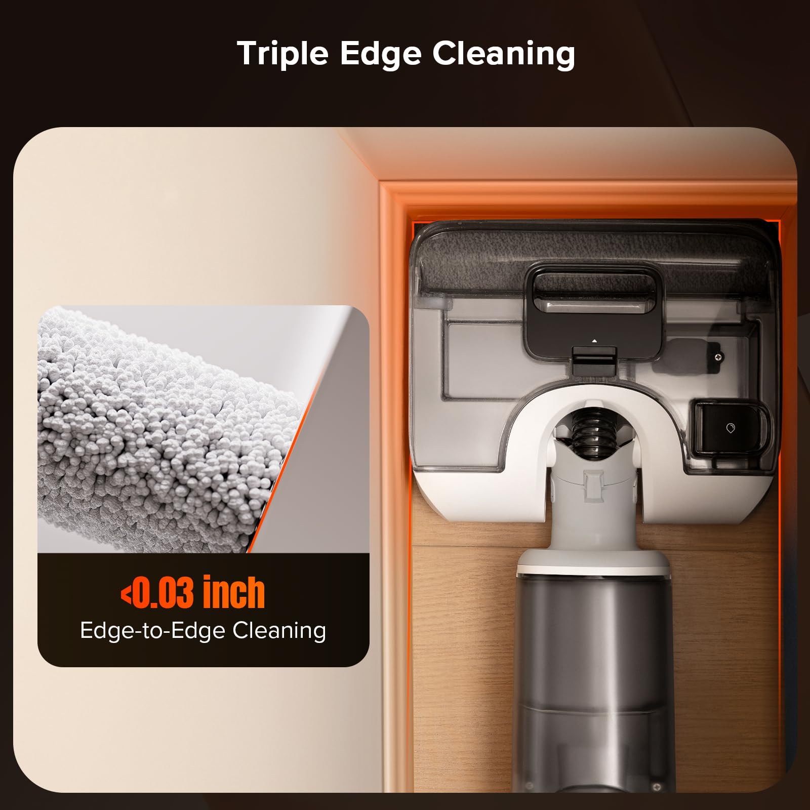 roborock F25 GT Set long-lasting soft-pack battery for extended cleaning sessions