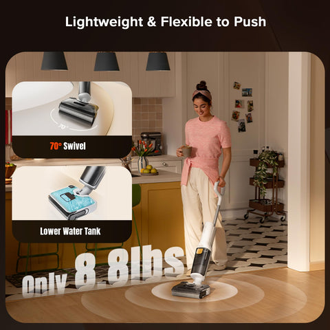 roborock F25 GT Set edge-to-edge cleaning within 1 mm of baseboards