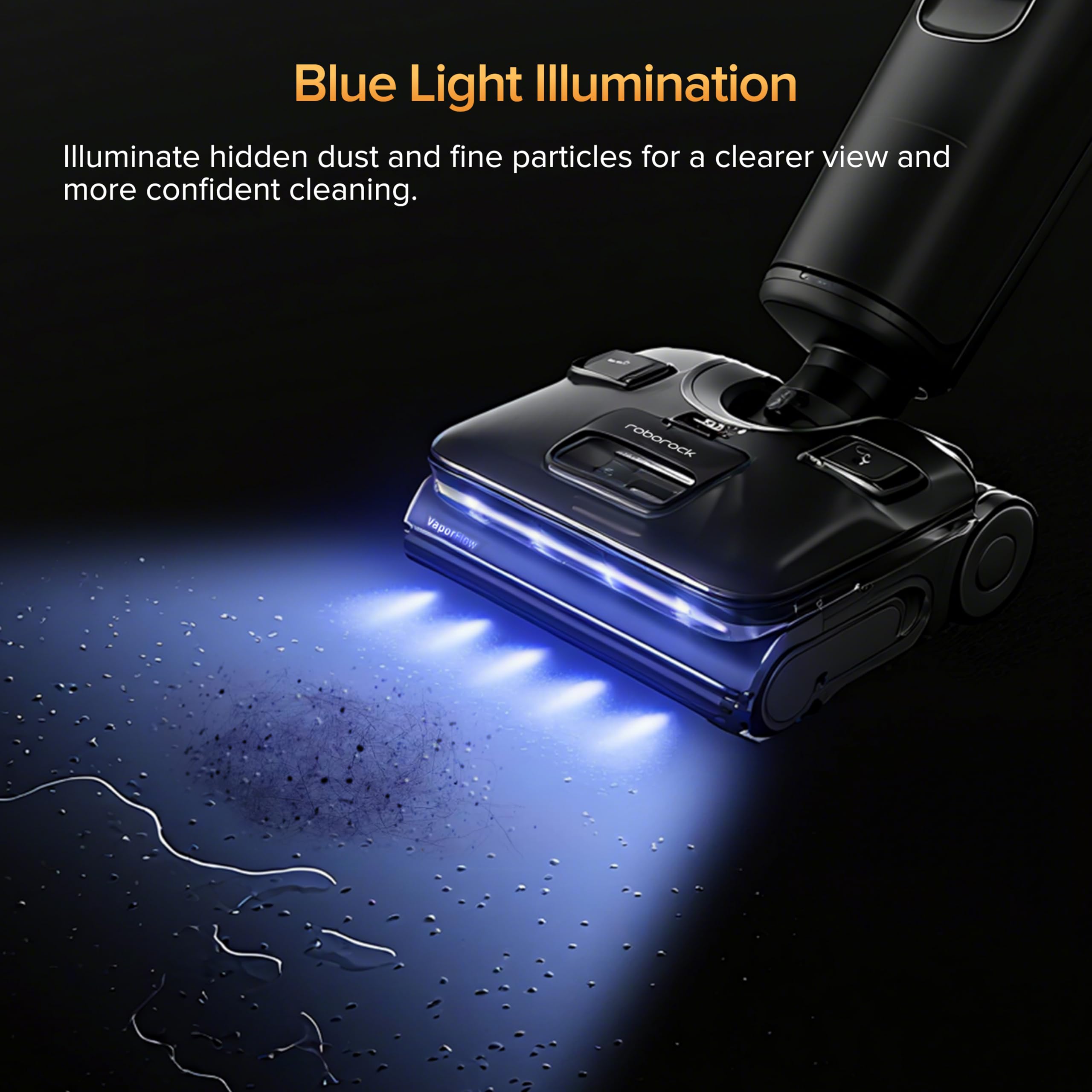 roborock F25 Ultra self-cleaning system in action after use