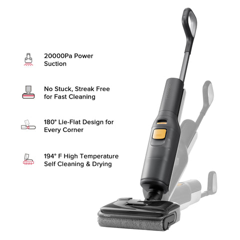 roborock F25 BX cordless vacuum with 20000Pa suction power