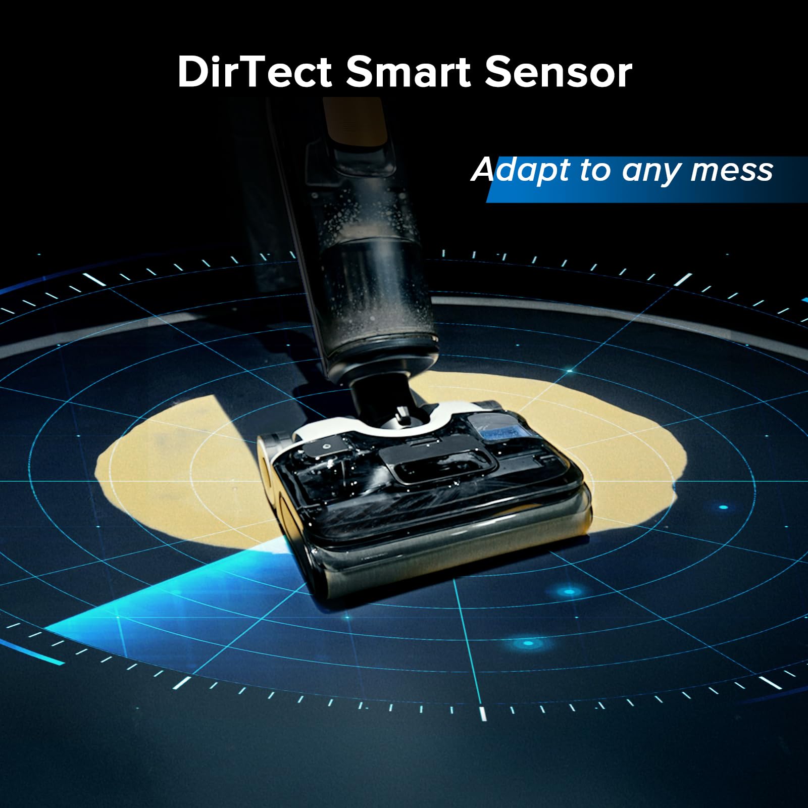 Roborock F25 XT 70-degree head for tight-space navigation