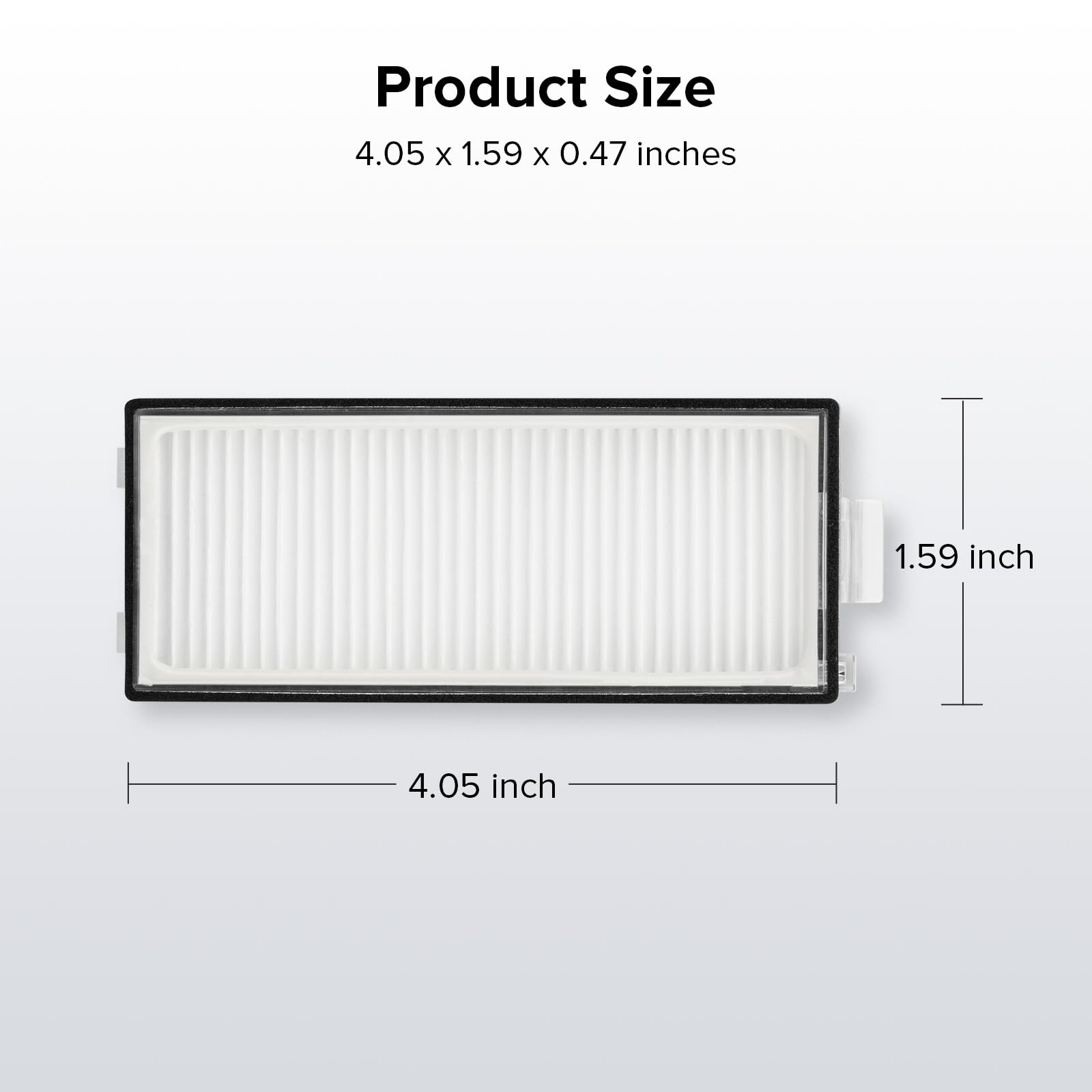 Roborock filter pack dry storage area to promote longevity