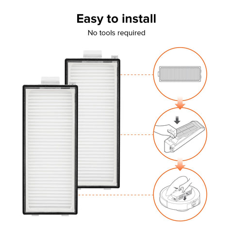 Roborock Saros Z70 washable filter close-up showing durable teflon coating