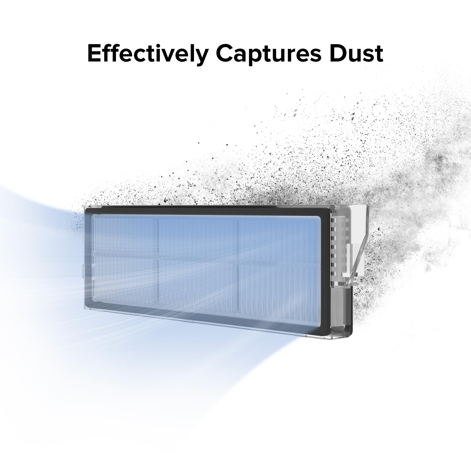 roborock washable filter teflon-coated for long-lasting performance.