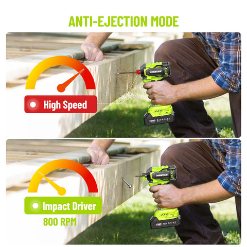 Robustrue impact driver compact ergonomic design for comfortable use