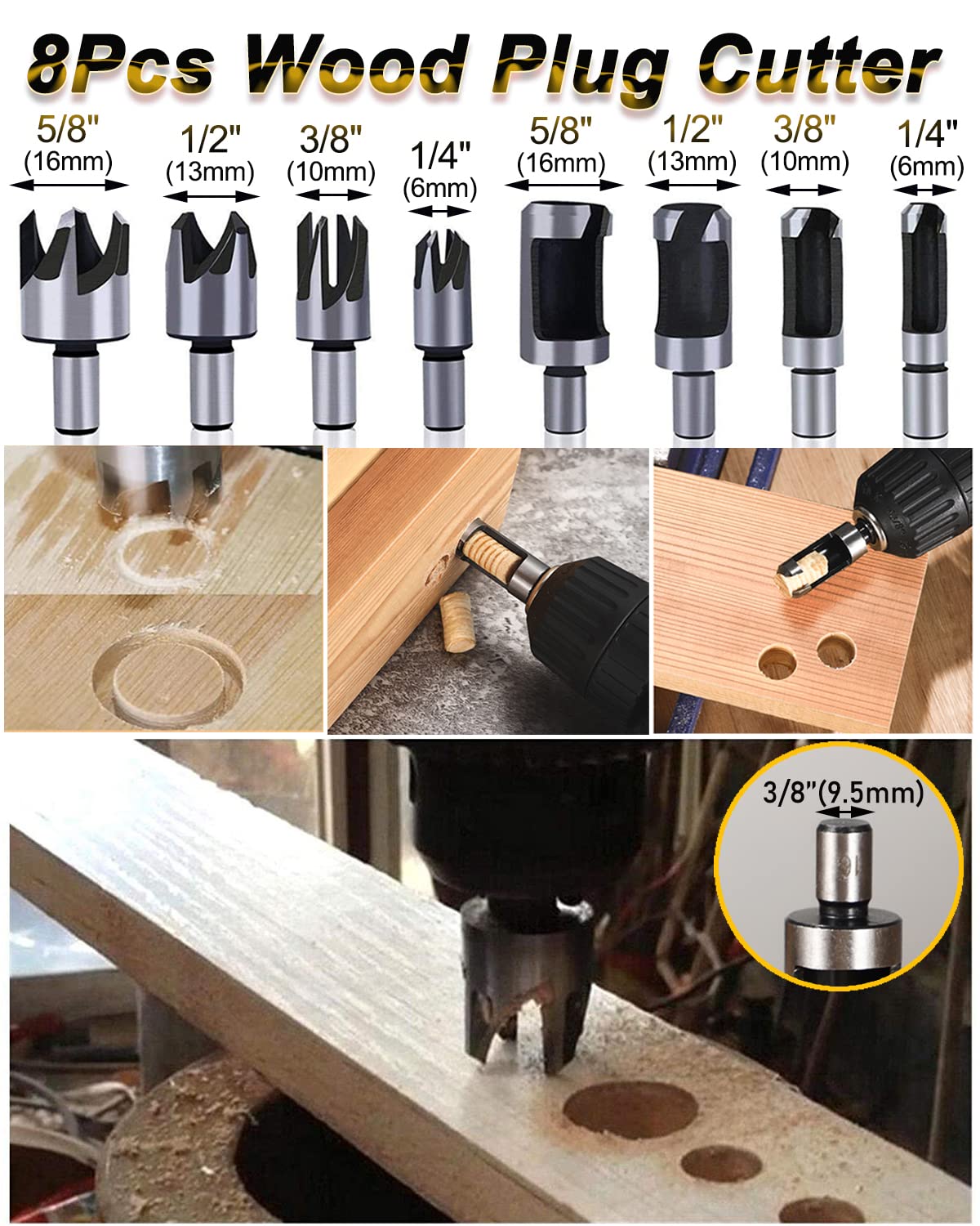 Rocaris step drill bits with titanium coating offer versatile hole sizes