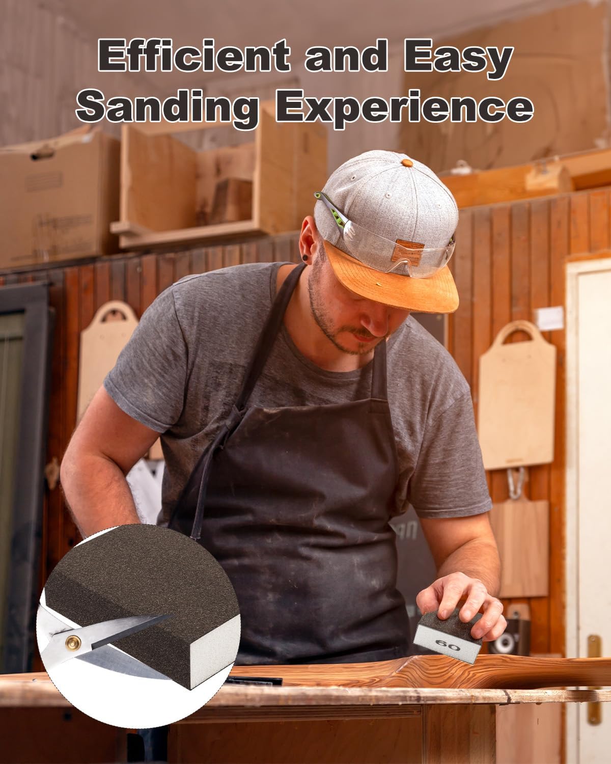 High-density sponge and tough surface resist cracking during heavy use.