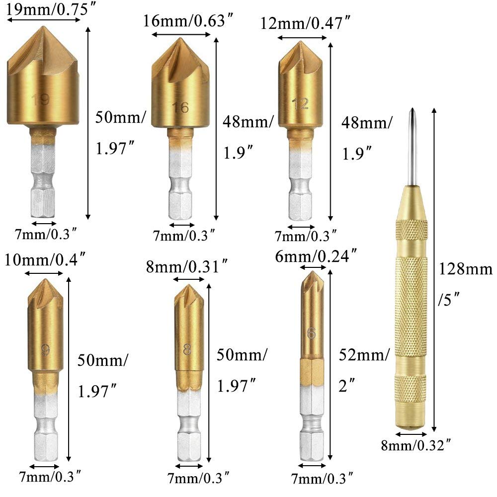 Rocaris L-wrench included for quick bit changes and adjustments