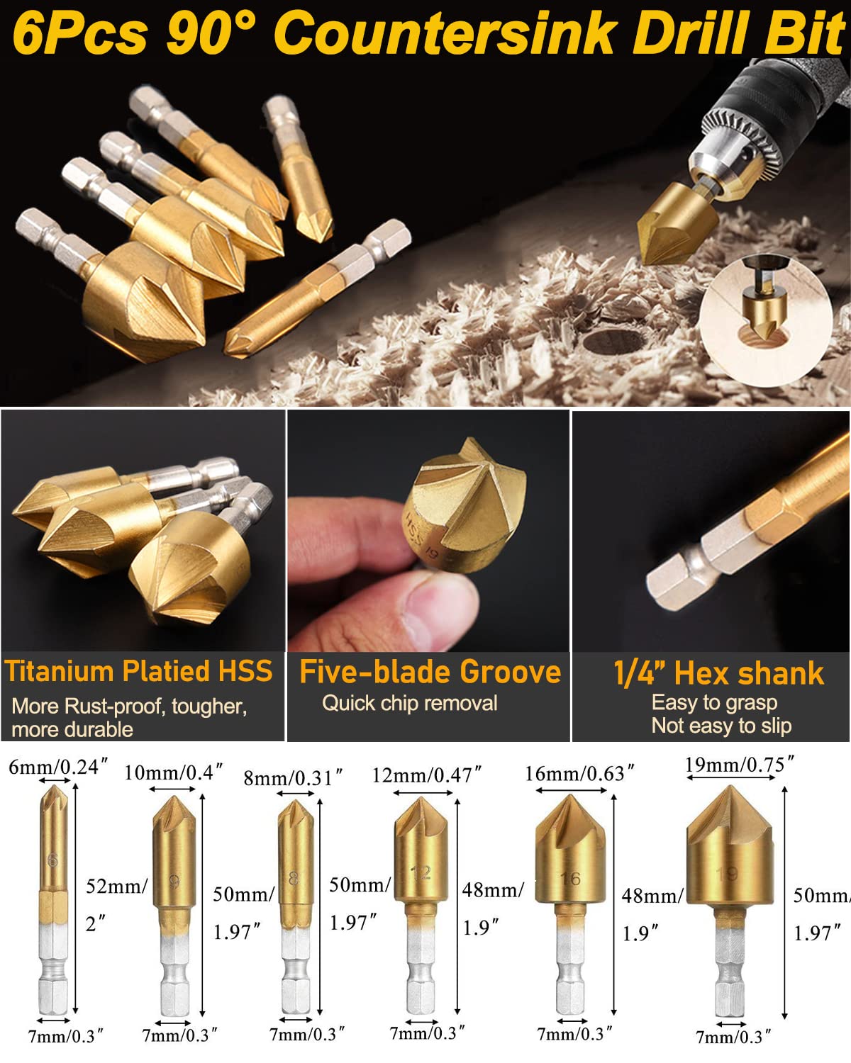 Rocaris plug cutters create seamless covers for recessed screw holes.