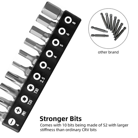 RockBros Allen hex bits 2.5–8mm for precise bike adjustments.