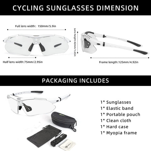 ROCKBROS on-court eyewear supports quick movements with secure fit