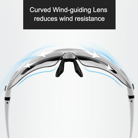 ROCKBROS lightweight pickleball glasses deliver balanced comfort