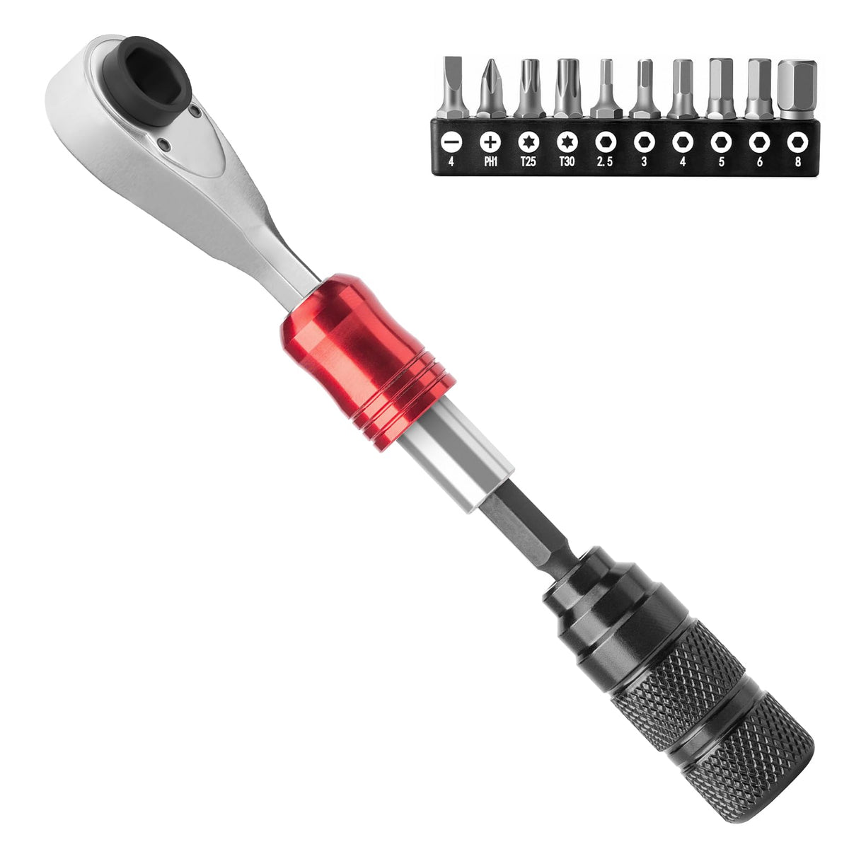 RockBros quarter-inch ratchet wrench set ideal for on-the-go bike maintenance.