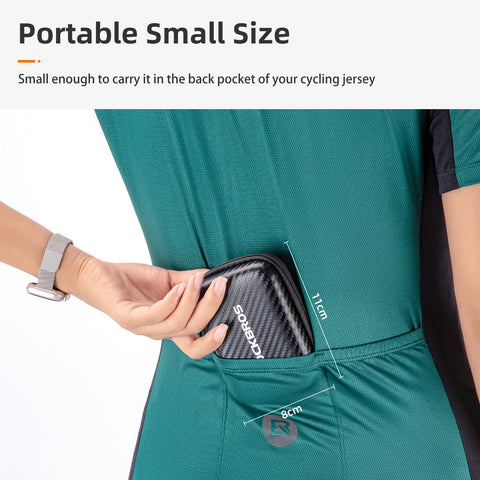 RockBros striped non-slip handle improves grip and control.