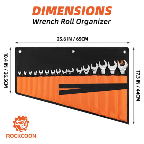 ROCKCOON tool roll showcasing premium stitching and craftsmanship