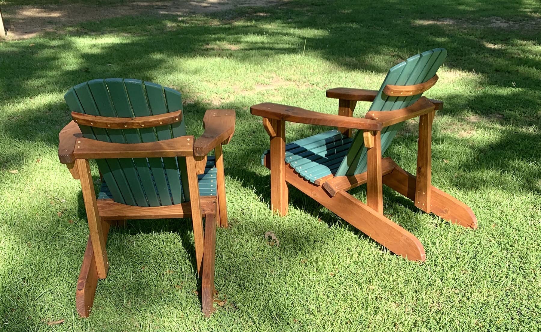 ROCKLER unfinished Adirondack chair components invite personalized finishing and customization.
