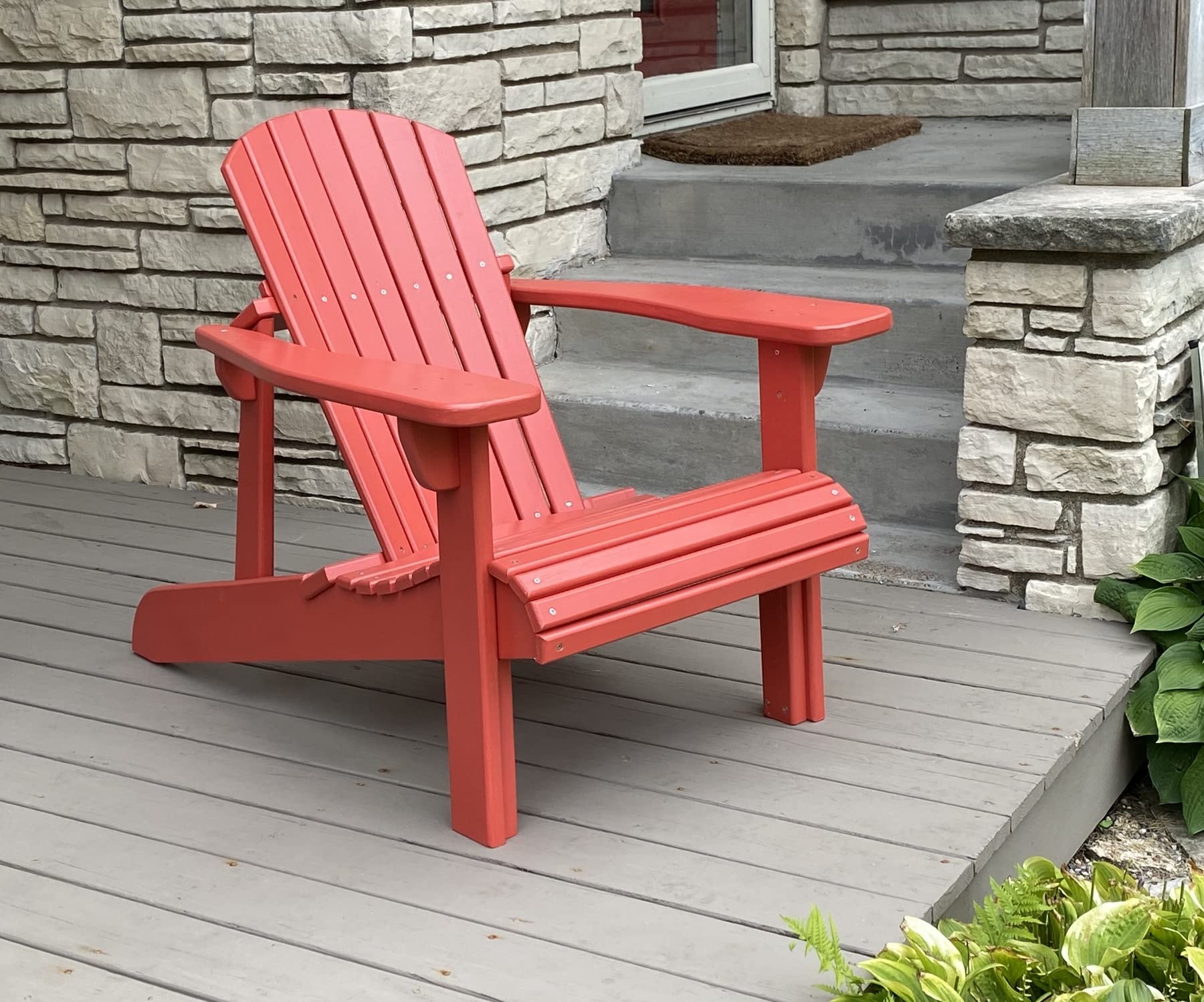 ROCKLER USA-made unfinished Adirondack chair offers a ready-to-finish project.