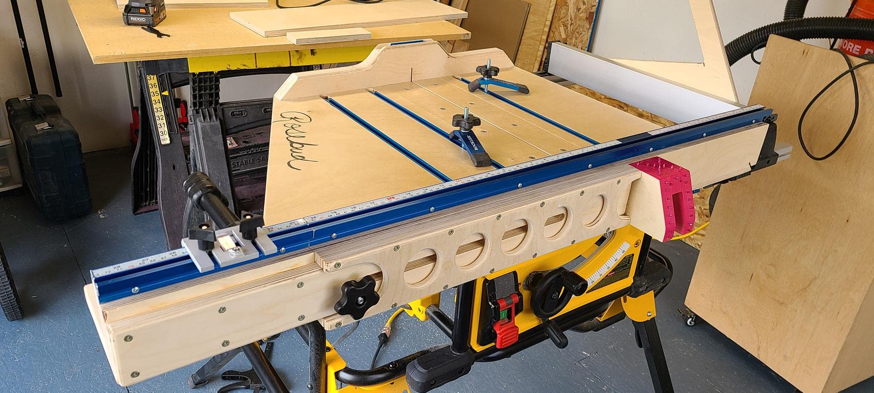 Rockler aluminum miter bar durability for years of shop use.