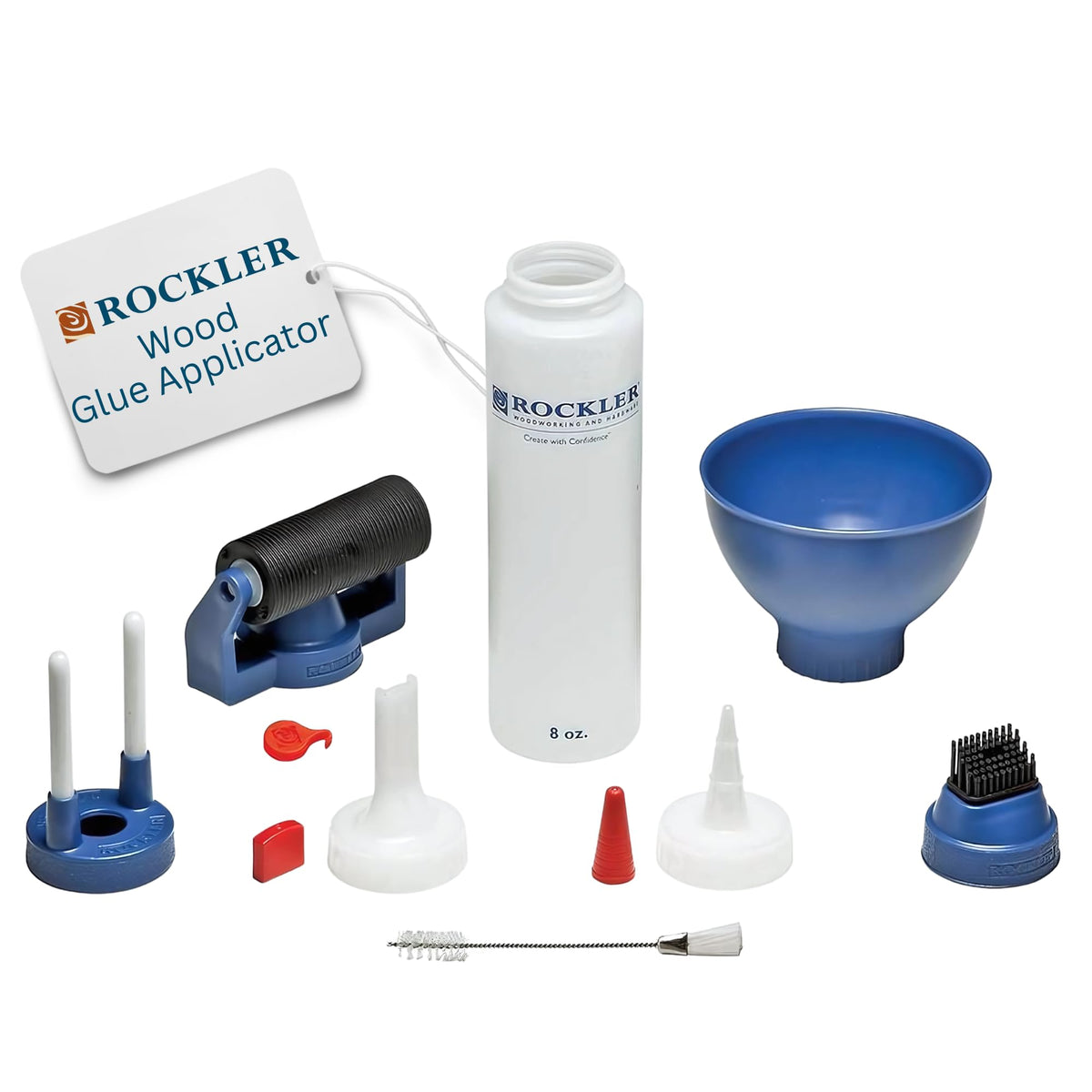 Rockler 8oz glue bottle with precise application and clean lines