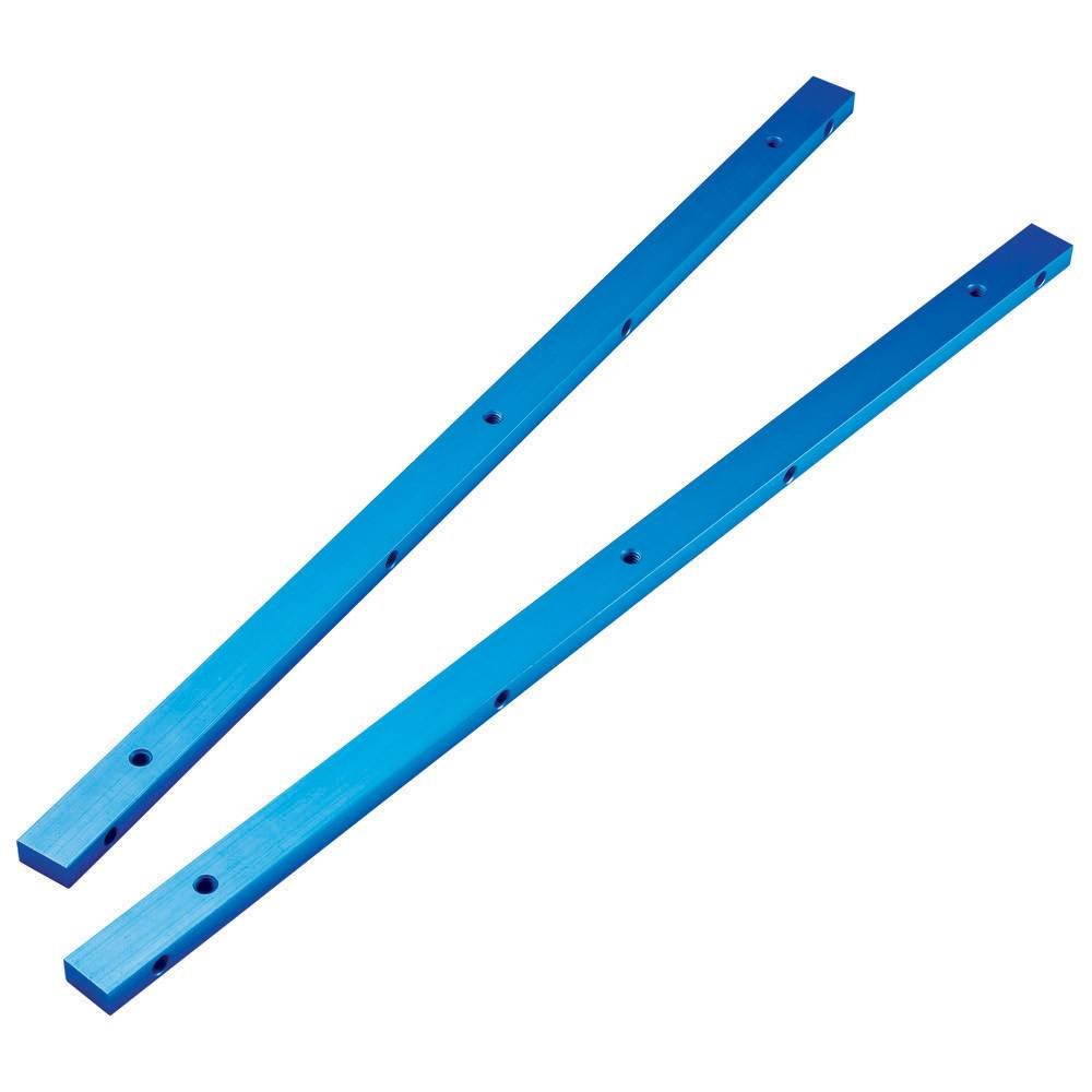 Rockler miter bar assembly shows easy attachment to a jig or sled.