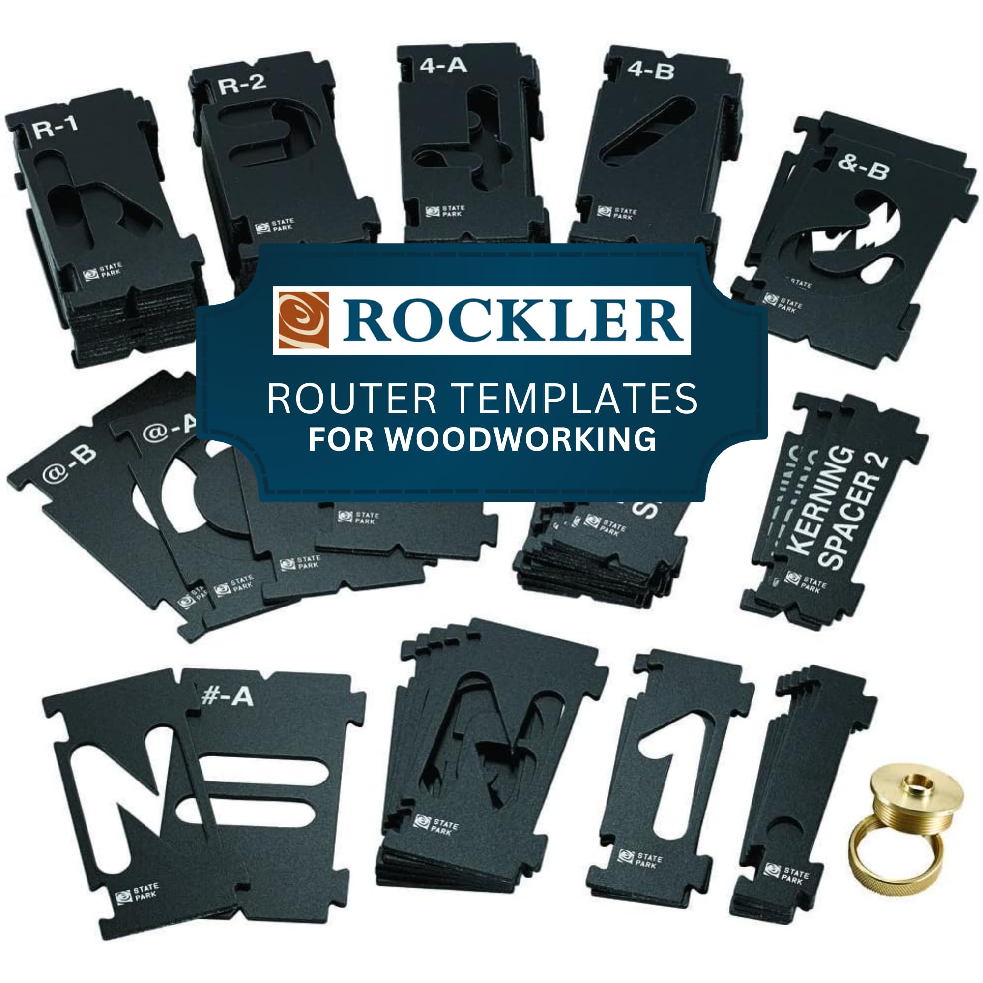 Rockler State Park font letter templates for precise signs