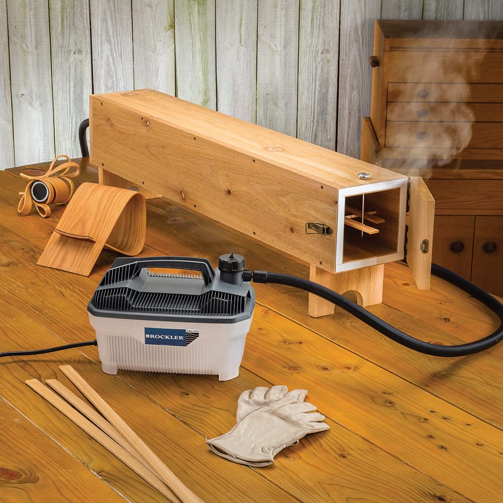 ROCKLER compact generator stores neatly in a busy shop