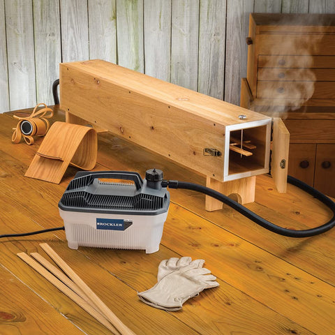 ROCKLER compact generator stores neatly in a busy shop